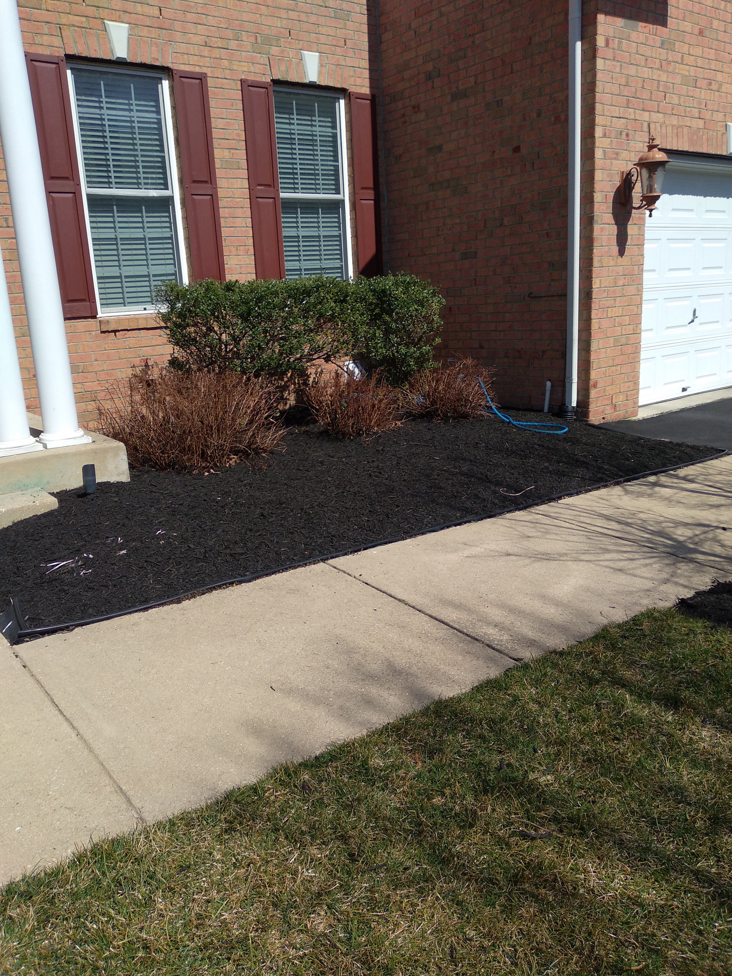 Sod installation work